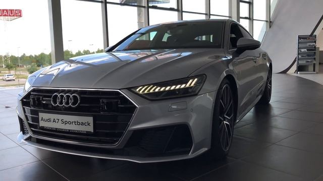 New Audi A7 Sportback S line 2018 - quick view exterior & interior смотреть онлайн