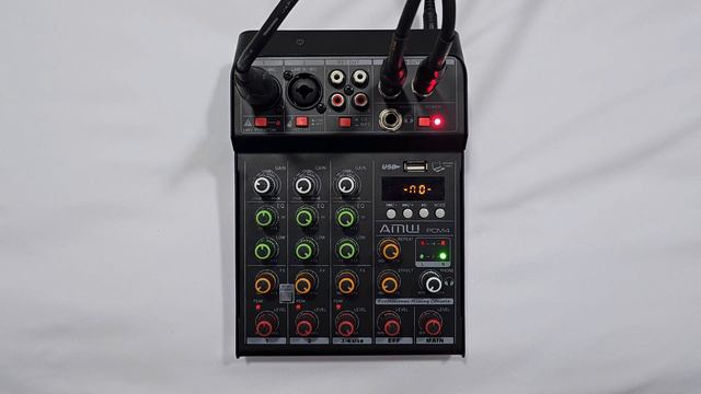 AMW PCM4 v2 Mesa de som 4 canais chassi em Metal Echo Player com BT e interface USB смотреть онлайн