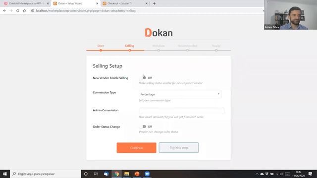 Instalação plugin Dokan Marketplace no WordPress смотреть онлайн
