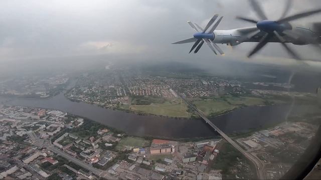 Полет Ан 22 «Антей» в Тверской области