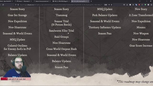 Обновлённая карта обновлений и система сезонов ◆ New World смотреть онлайн