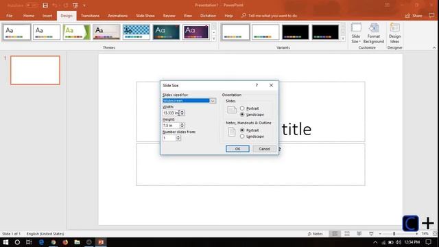 How to Change PowerPoint Slide Size in Pixels (or cm) смотреть онлайн