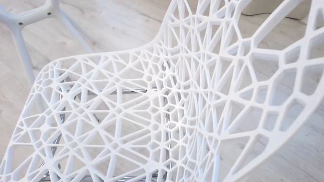 Обзор стула CRISPY (mod. 61) White (белый) 11954/хром смотреть онлайн