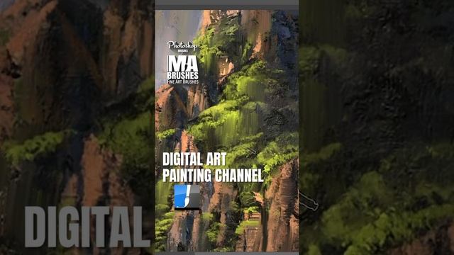 Digital Art - Painting mountains with a palette knife! смотреть онлайн