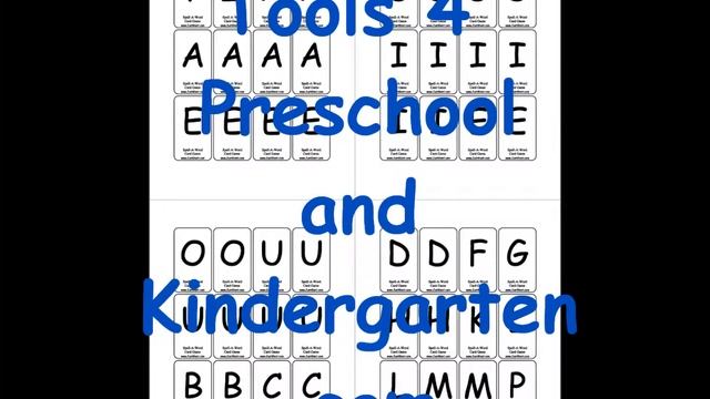 Spell a Word Card Game - Challenging Fun for Preschool and Kindergarten смотреть онлайн