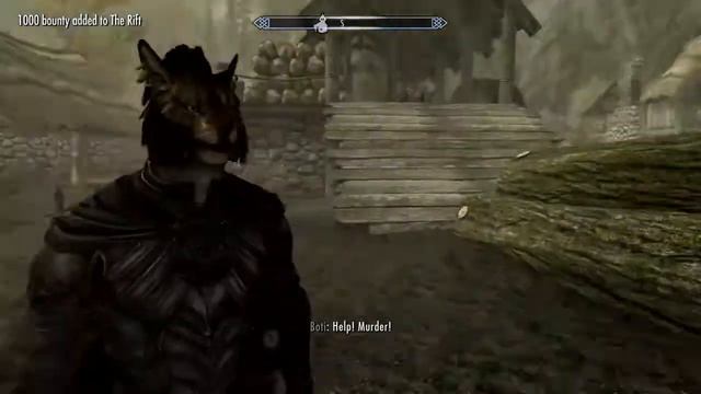 Skyrim - Scar Kills Gwilin смотреть онлайн