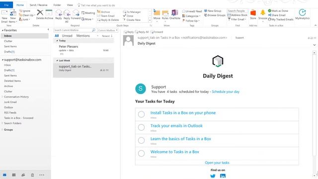 Tasks in a Box for Outlook смотреть онлайн