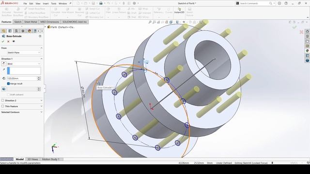 Exercise 07. 2D Sketch and 3D model with the help of Solidworks. смотреть онлайн