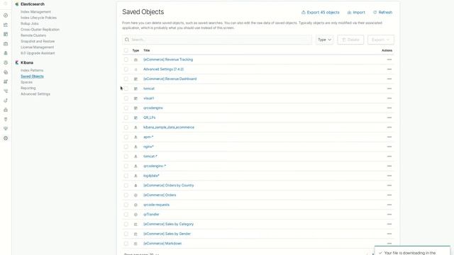 Kibana Export, Import, Copy of Settings and Visualizations смотреть онлайн