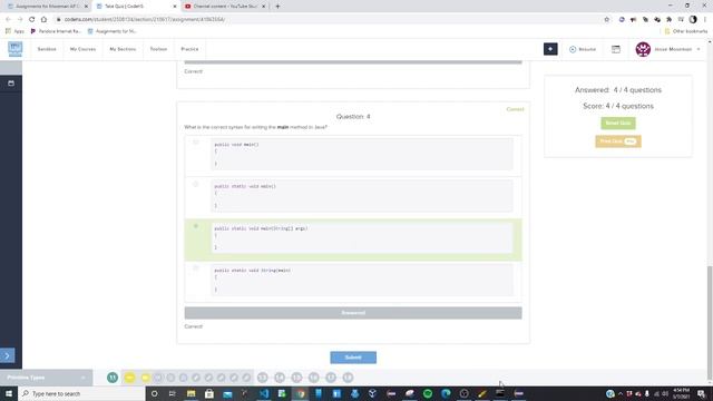 AP CS: primitive types, declaration, initialization and variable naming. смотреть онлайн