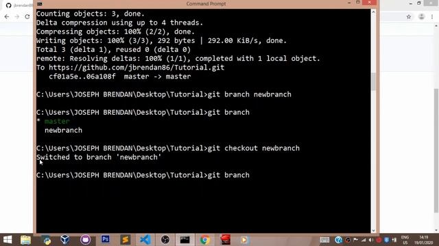 Git & Github Tutorial - 7 - Git Branch смотреть онлайн