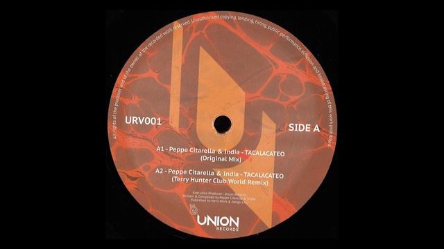 PEPPE CITARELLA & INDIA - TACALACATEO [TERRY HUNTER CLUB WORLD REMIX] (URV 001) смотреть онлайн