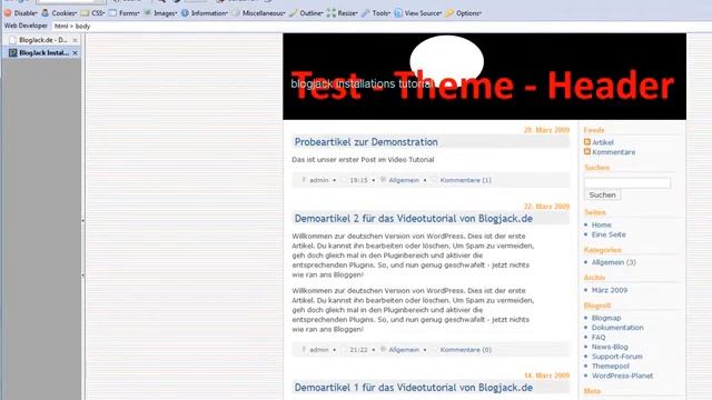 Wordpress CSS Praxis Themeanpassung - Part2 смотреть онлайн