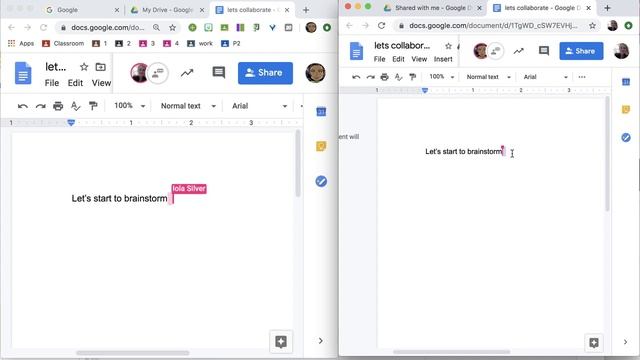 Collaborate on a Google Doc смотреть онлайн