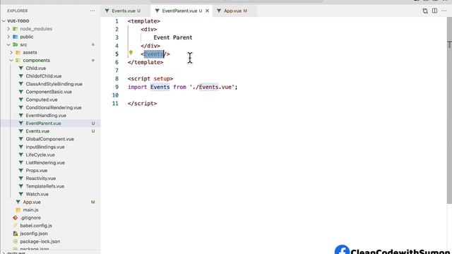 How to use custom events in Vue 3? смотреть онлайн