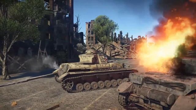 War Thunder - M4A2 rampage смотреть онлайн