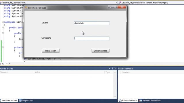 Sistema de Logueo - C# смотреть онлайн