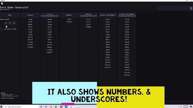 How to get Rare usernames in Roblox! смотреть онлайн