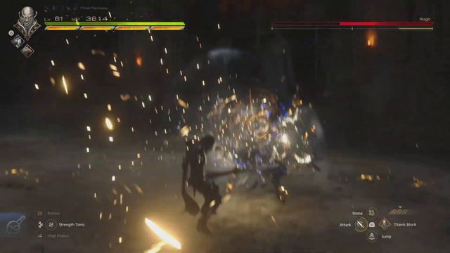 Final Fantasy 16 - Epic Clive vs Hugo (FF Mode, No Damage, Invictus sword) смотреть онлайн