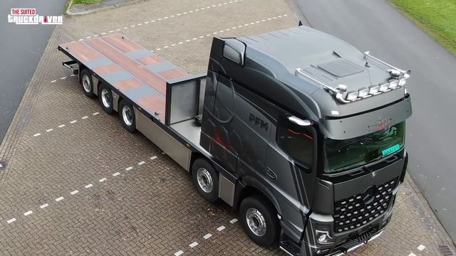 Rijden met mijn Mercedes AROCS naar Barneveld. Beelden interieur en rijdende vrachtwagen. смотреть онлайн