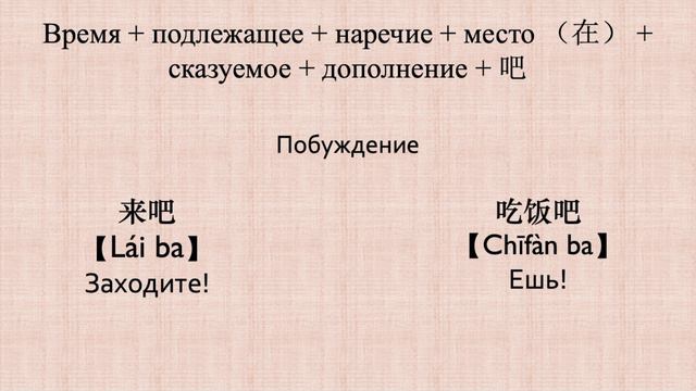 HSK 1 | Грамматика HSK 1 | Частичка 吧 и все тонкости ее использования