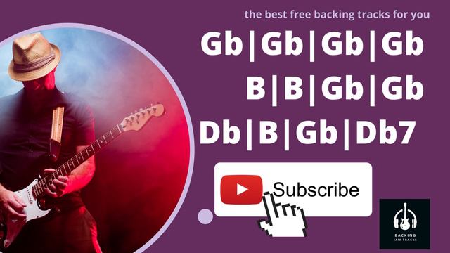 Gb Blues Backing Track - Best Backing Jam Tracks - Slow Blues G Flat #backingtrack #blues #jamtrack
