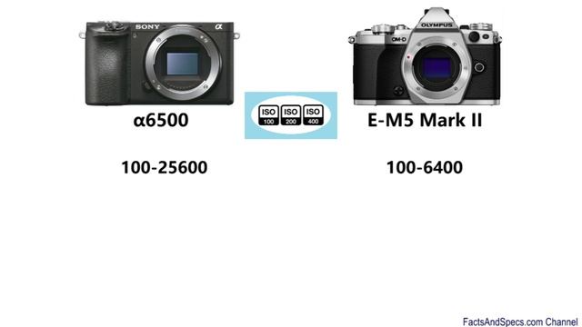 Sony α6500 vs OLYMPUS OM-D E-M5 Mark II смотреть онлайн