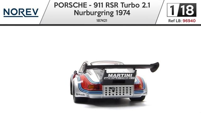 PORSCHE - 911 RSR Turbo 2.1 - Nurburgring 1974 - 187421 - NOREV - 1/18 - Littlebolide.com смотреть онлайн
