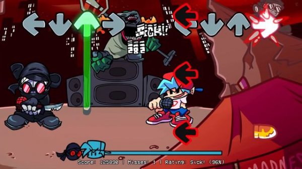 Friday Night Funkin' VS Accelerant Hank, but he shoots 8X More Bullets (FNF Mod/Hard) Madness Comba