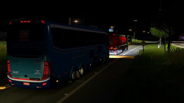 ETS2 Ônibus: G7 Facelift 1200 Volvo 6X2 V 1.34x By: Fabio Conter Viagem  Completada