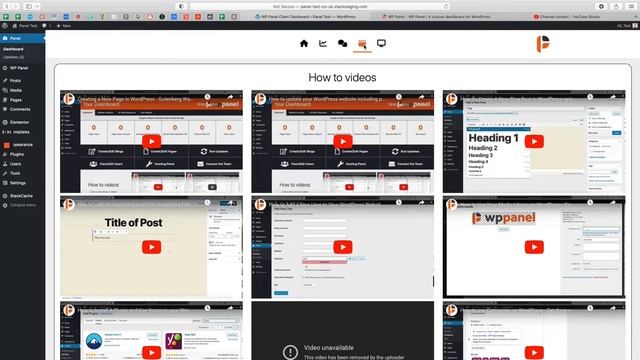 WP Panel - the WP Panel WordPress Dashboard смотреть онлайн