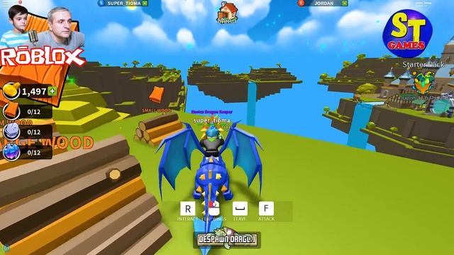 Роблокс ПРИРУЧИЛ ЭПИК ДРАКОНА в ХРАНИТЕЛЬ ДРАКОНОВ = ROBLOX по русски. Dragon Keeper смотреть онлайн