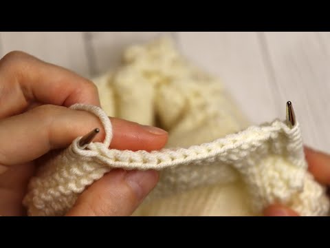 НЕОБЫЧНОЕ закрытие петель спицами. ЛАЙФХАК смотреть онлайн