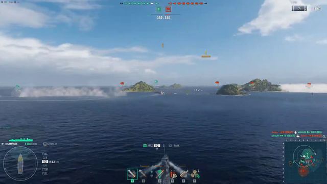 World of Warships | Trying some different games | Gamepad смотреть онлайн