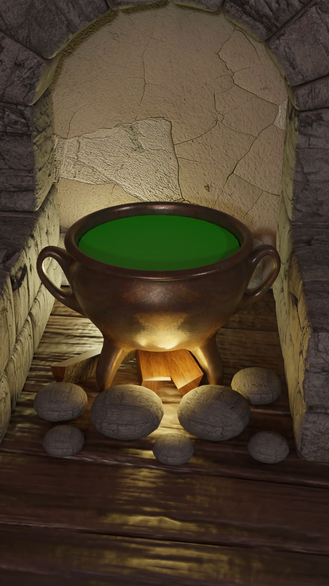 хижина ведьмы в blender смотреть онлайн