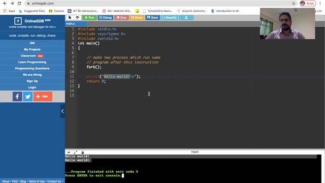fork() system call | Lecture - 8_1 | fork system call with program смотреть онлайн