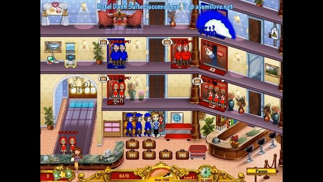 Ayumilove Hotel Dash Suite Success Level 7 Walkthrough смотреть онлайн