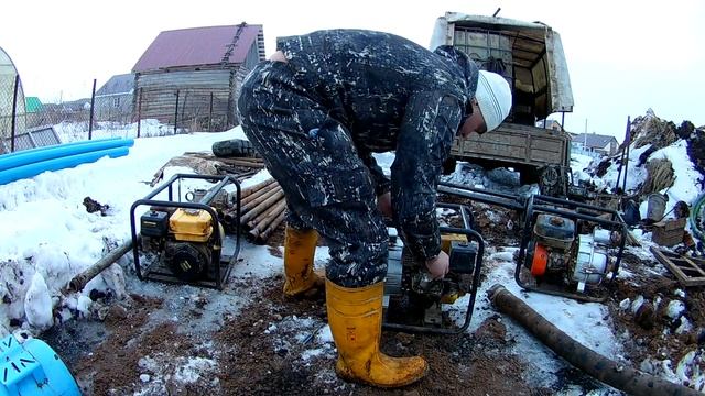 Мотопомпа бензиновая для грязной воды. Не заводится смотреть онлайн