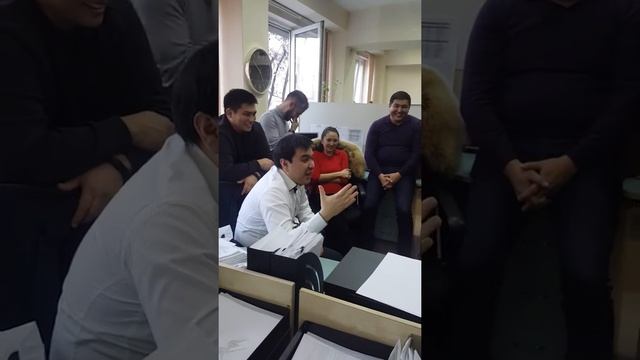 Тайный Санта. поздравления сотрудников проблемного блока Алматинского филиала АО "Казком" смотреть онлайн