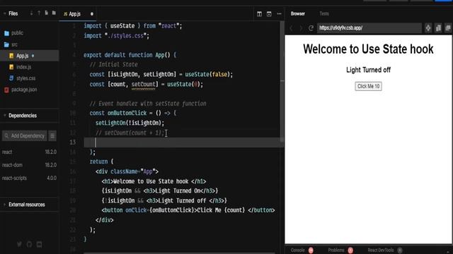 React hooks Tutorial - useState hook || Part 1 || Tamil смотреть онлайн