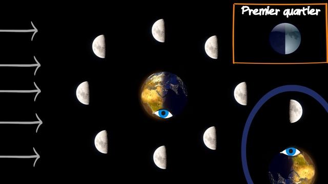Les phases de la Lune : ? Astronomie et optique collège (niveau 5ème et plus) смотреть онлайн