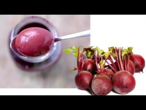 Красим яйца свеклой и куркумой