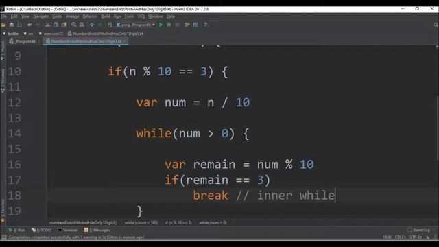 numbers ends with and has only 1 digit 3 in kotlin смотреть онлайн