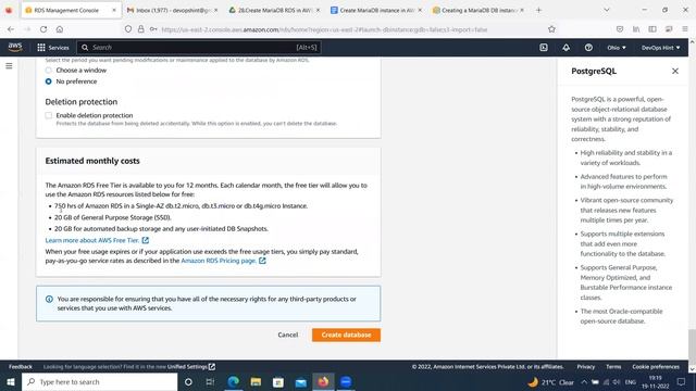 How to Create MariaDB RDS in AWS | How to Connect MariaDB RDS using EC2 Instance | AWS RDS Tutorial смотреть онлайн