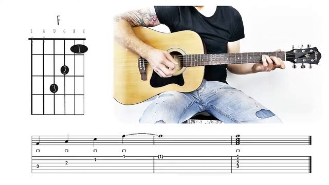 04 F Chord/Akkord F смотреть онлайн