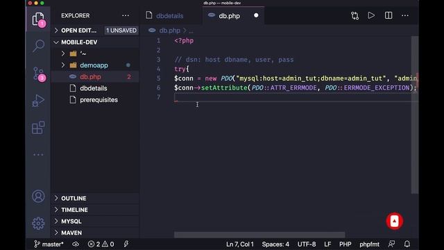 MySQL Database Connection Tutorial PHP PDO - SurvTech смотреть онлайн