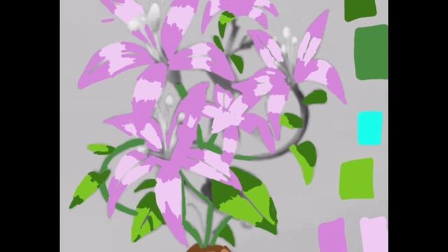 Drawing a flower смотреть онлайн