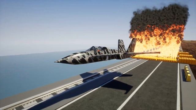 Lego Planes Fly In Giant FIREWALL! Lego Plane Crashes and Lego Airplanes Falls! (Brick Rigs) #105 смотреть онлайн