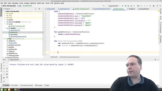 Kotlin Ktor send messages to RabbitMQ смотреть онлайн