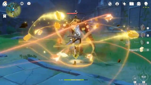 Ningguang - Road to Nuke build - walking rocket launcher - VS RUIN GUARD смотреть онлайн